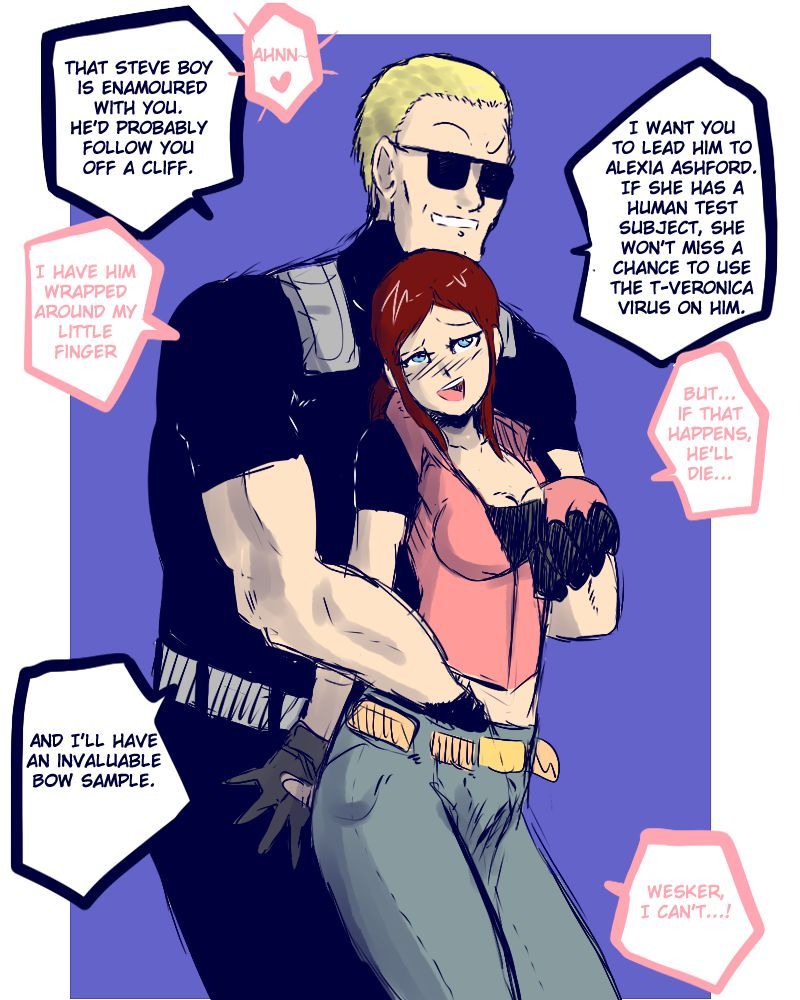 [Shishikasama] Claire & Wesker (Resident Evil) (Sketches) 5