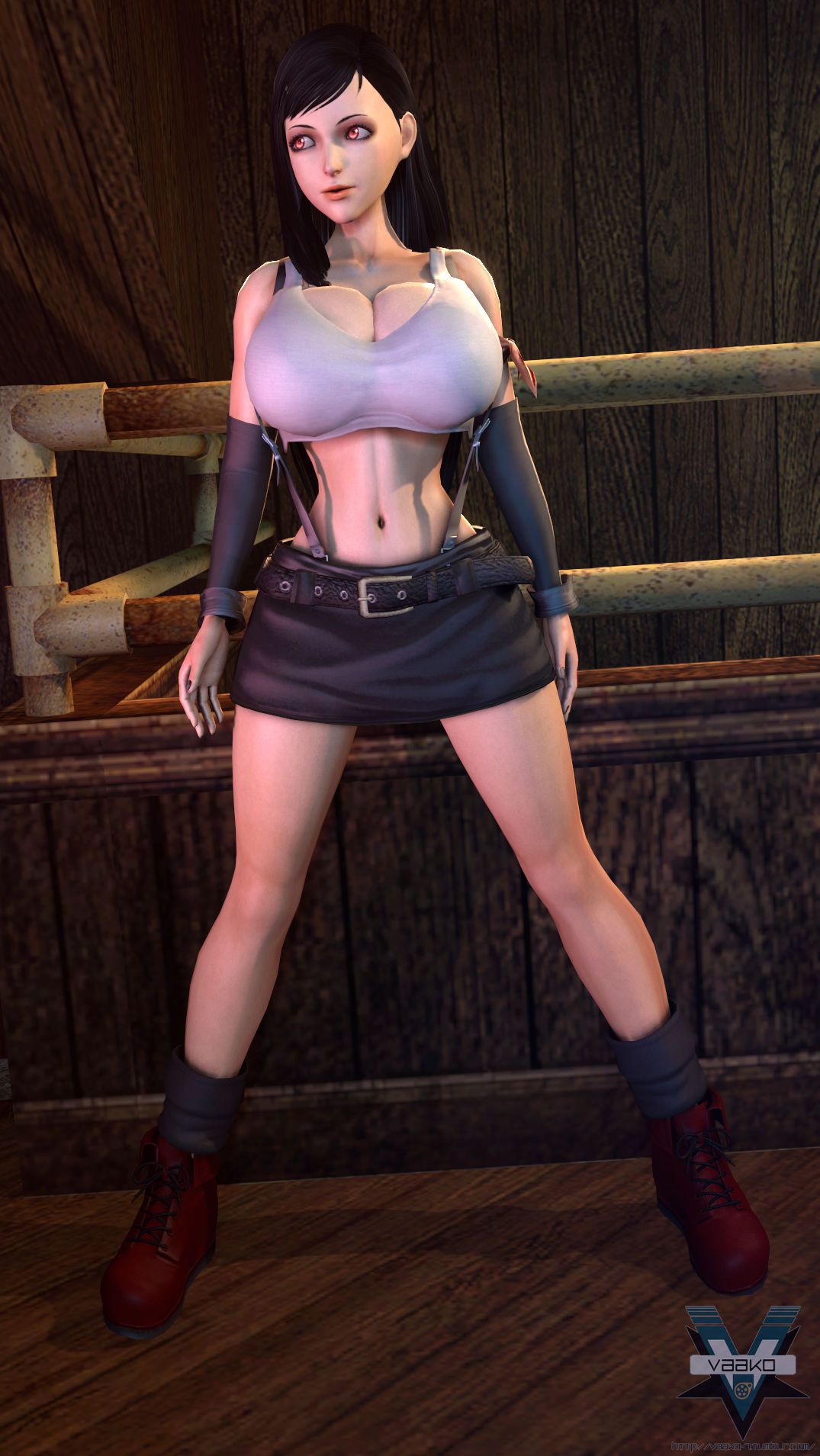 Tifa Lockhart 3D - Super Boobs - Animated & Stills 11