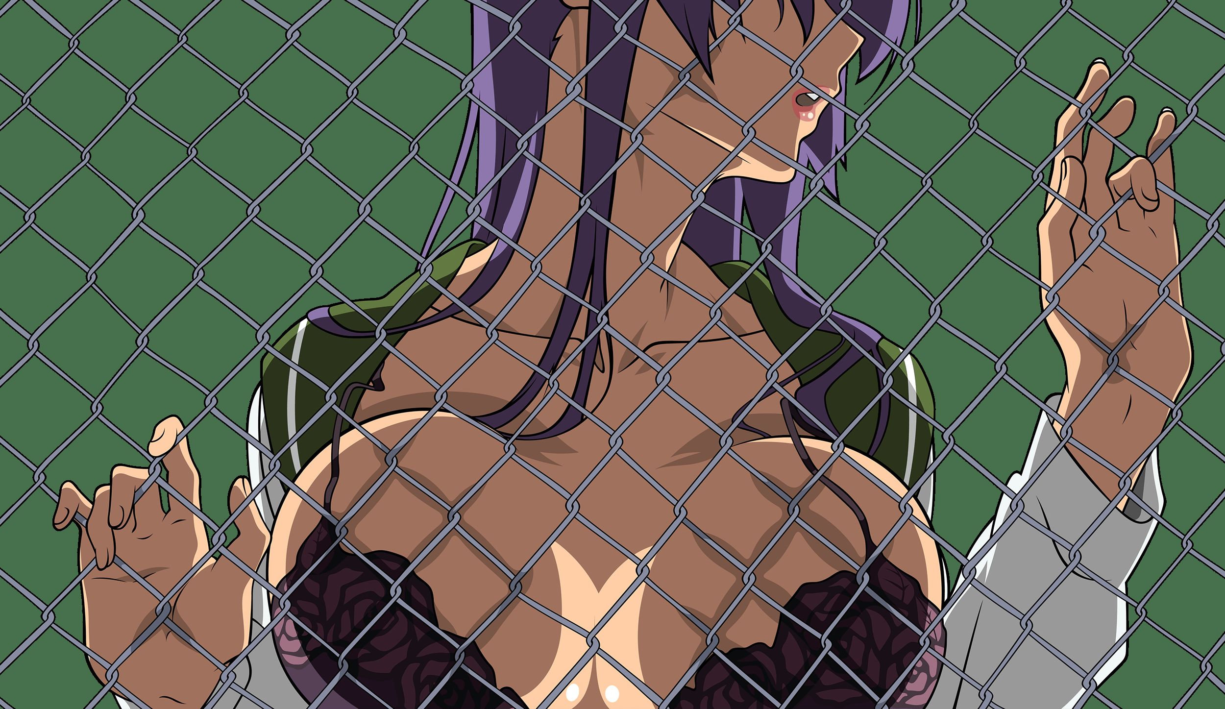 [School Apocalypse HIGHSCHOOL of the dead] high school of the dead stripped of Photoshop 24