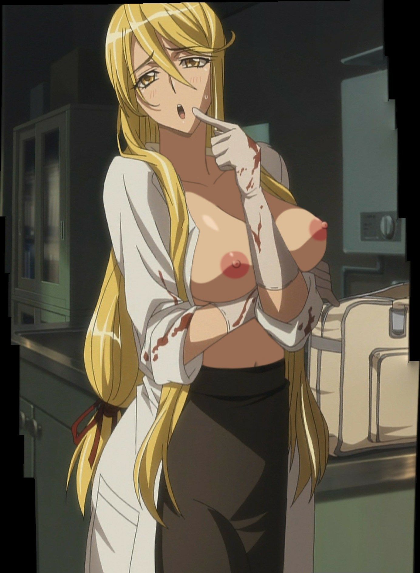 [School Apocalypse HIGHSCHOOL of the dead] high school of the dead stripped of Photoshop 39