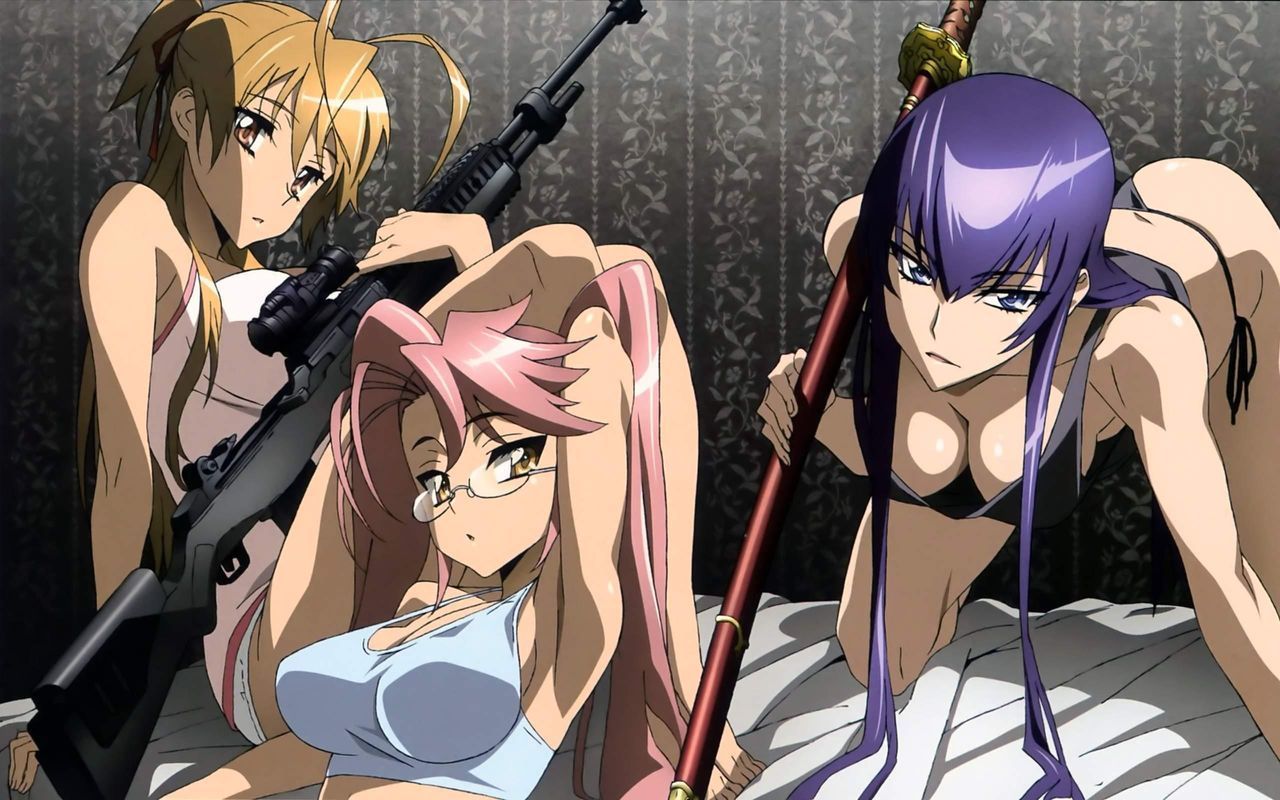 [School Apocalypse HIGHSCHOOL of the dead] high school of the dead stripped of Photoshop 42