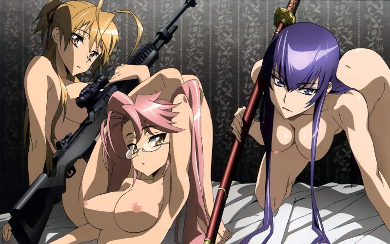 [School Apocalypse HIGHSCHOOL of the dead] high school of the dead stripped of Photoshop 43