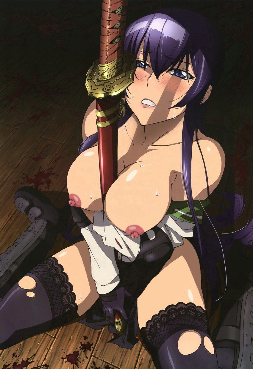 [School Apocalypse HIGHSCHOOL of the dead] high school of the dead stripped of Photoshop 45