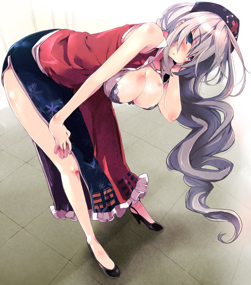 [2nd] Secondary erotic image of a girl with a thigh that is wearing a dress with a slit is erotic 2 [slit] 16