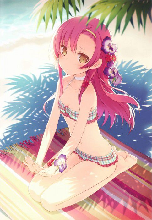 【Secondary erotic】 In summer, here is an erotic image of a girl with a chiechi body wearing a swimsuit that wants to masturbate 28