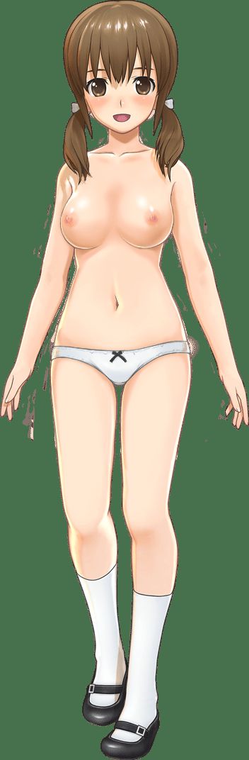 [Character material] [Bare standing picture] I tried to collect only transparent material png, the 24th 20