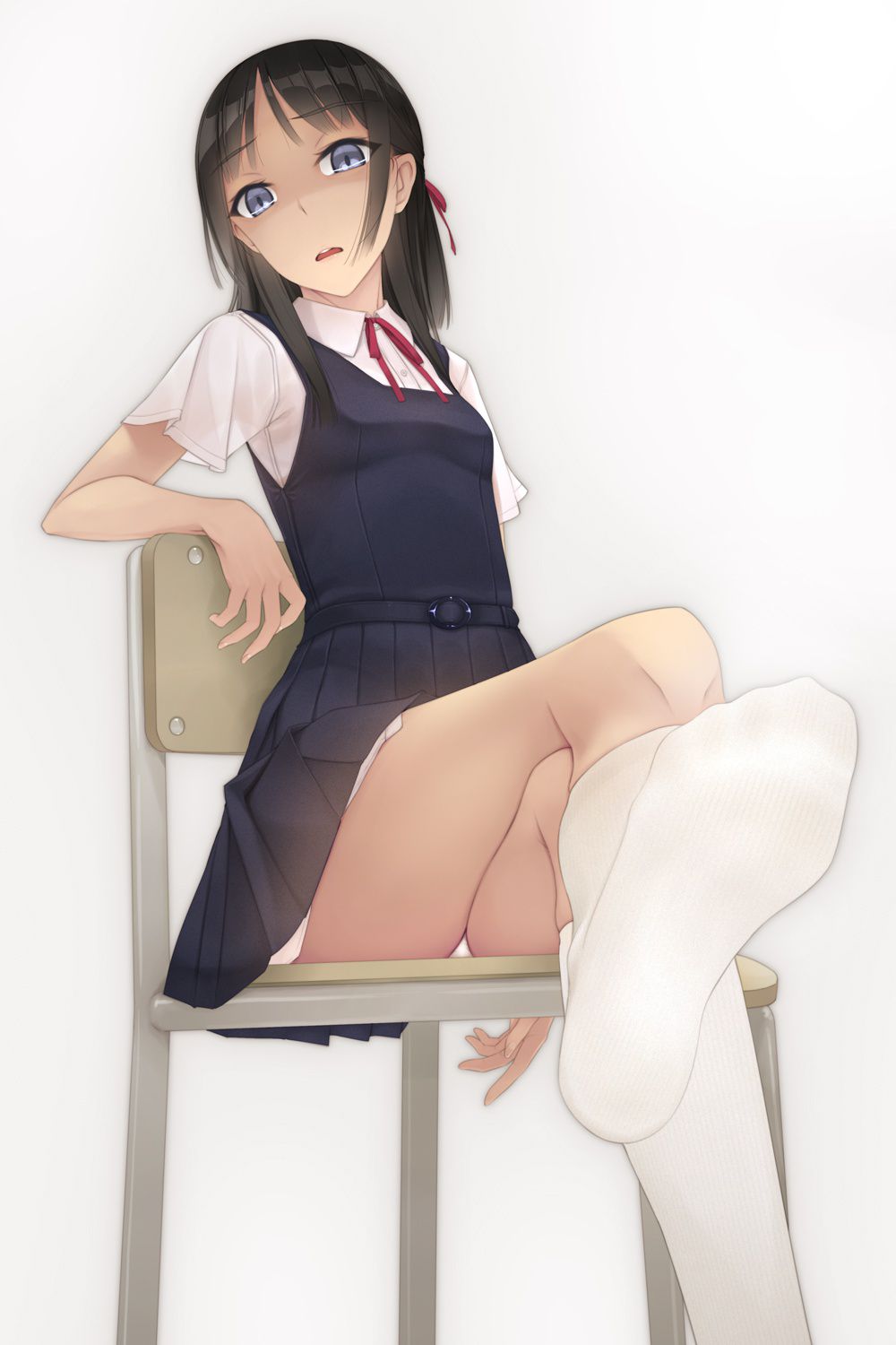 I wonder why the thighs of high school girls so erotic part7 21