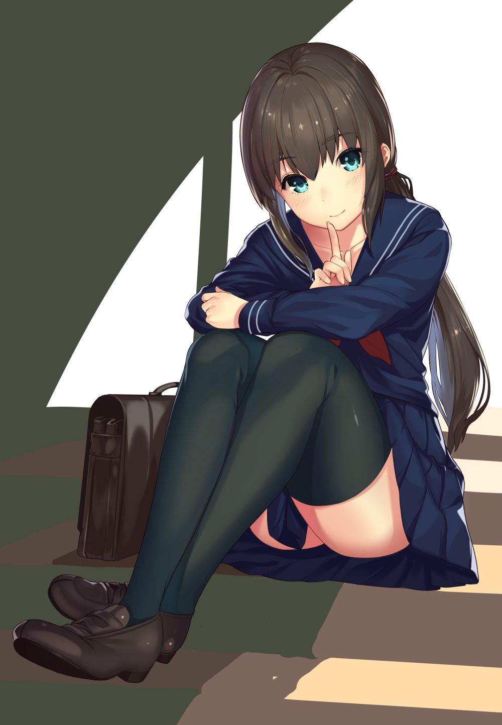 I wonder why the thighs of high school girls so erotic part7 6