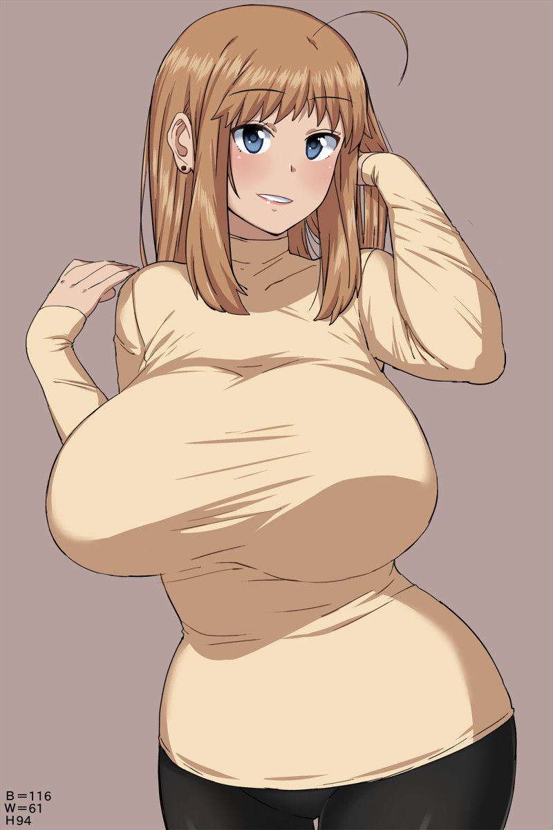[Big breasts] secondary erotic image of the girl who is too big breast wwww part4 38