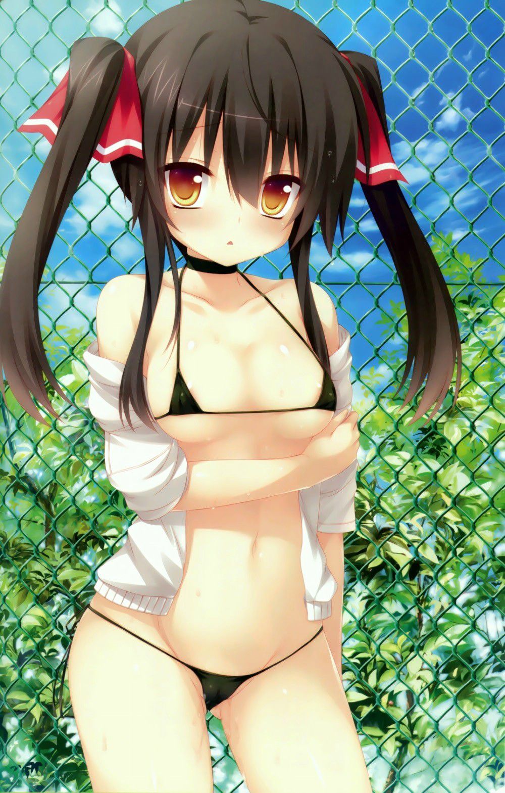 Porori Chikuni! Secondary erotic picture of a girl in a micro bikini wwww part3 31