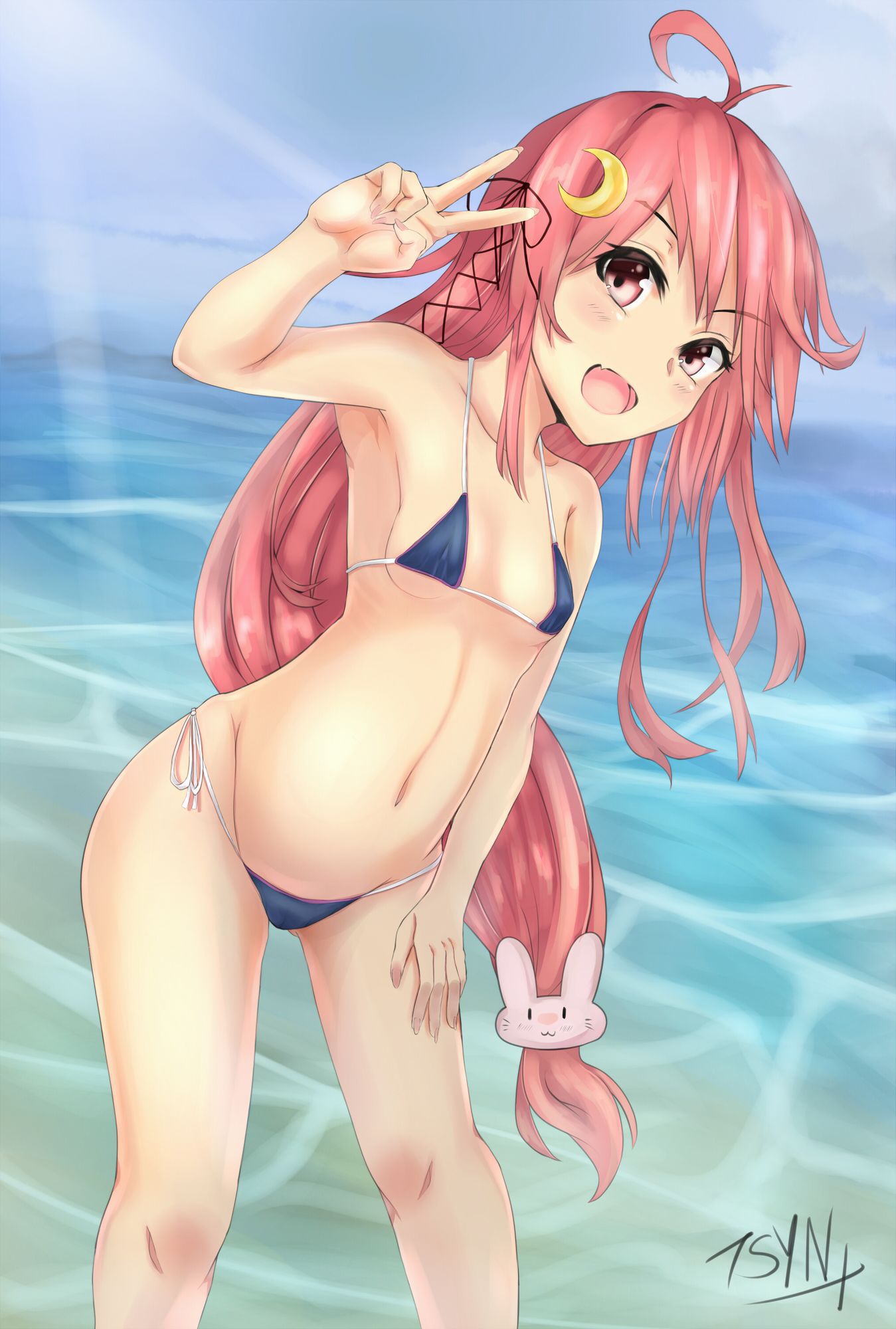 Porori Chikuni! Secondary erotic picture of a girl in a micro bikini wwww part3 34