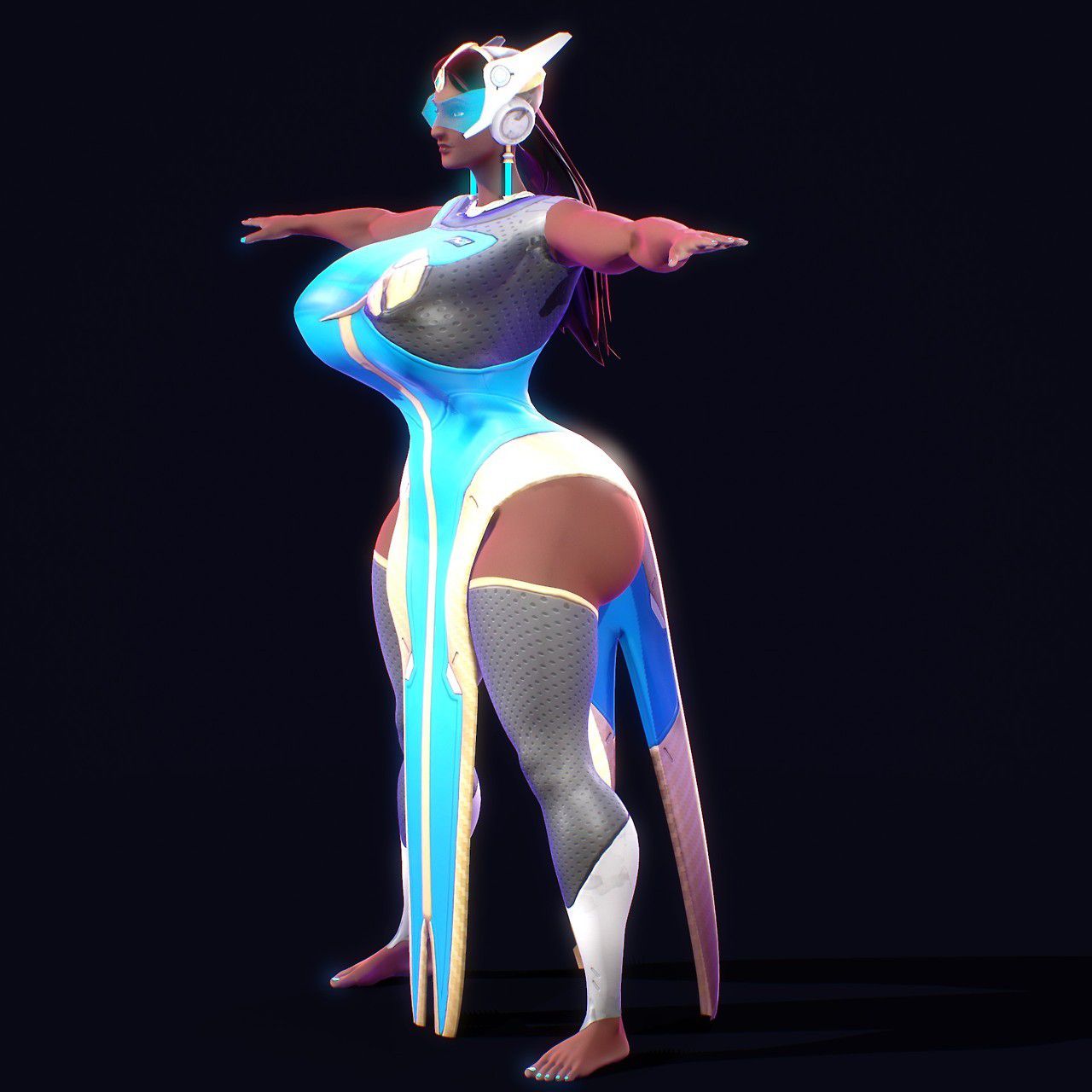 Busty Symmetra 1