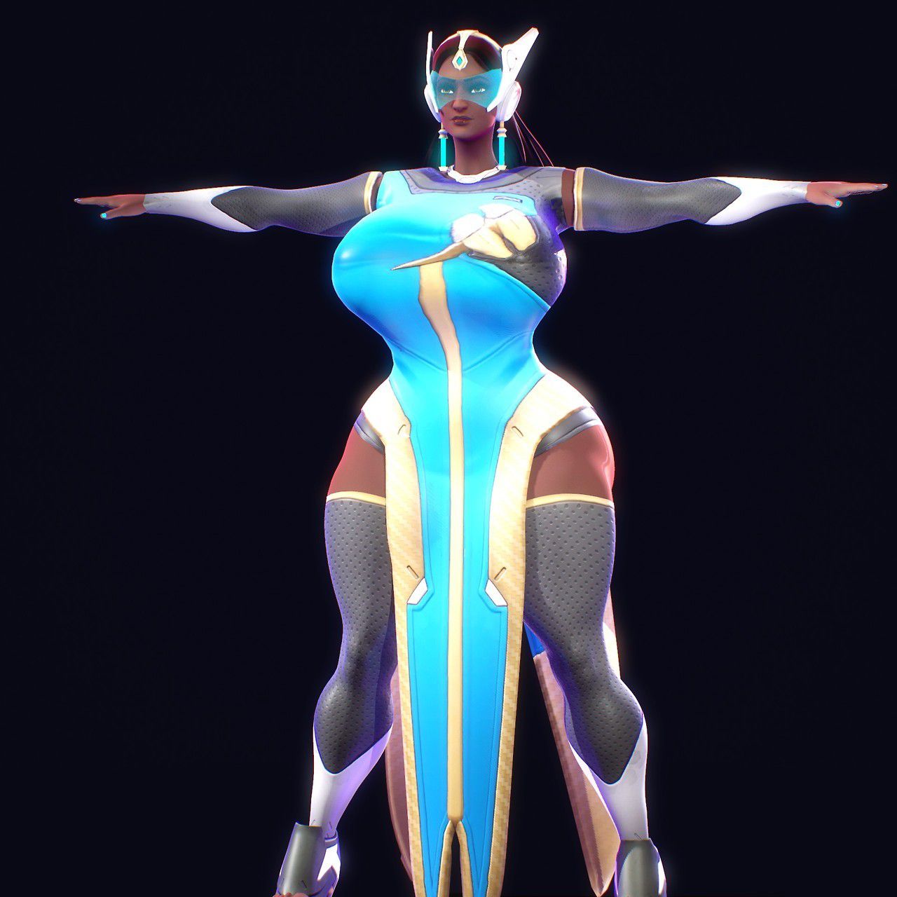 Busty Symmetra 4