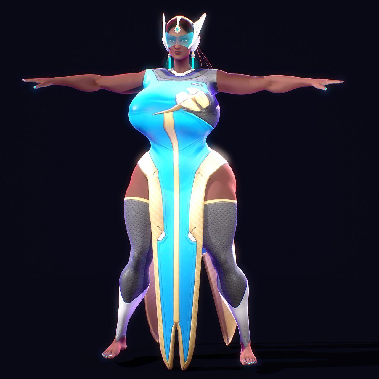 Busty Symmetra 6