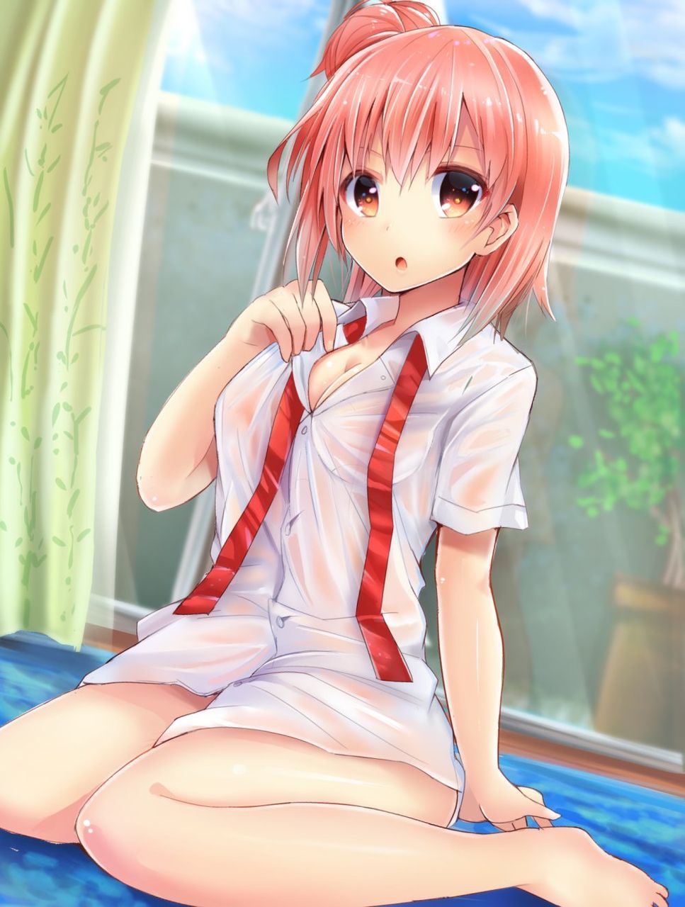 [2nd] Secondary image of the girl in the erotic naked shirt appearance than nude part 5 [Naked y shirt] 17