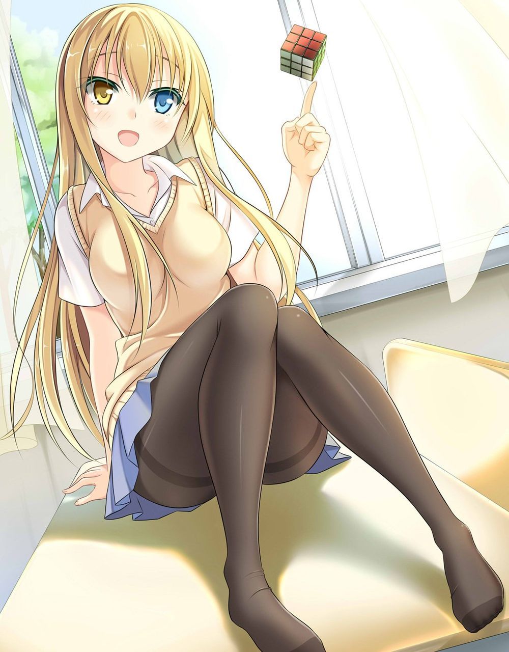 Secondary erotic image of cute girl of odd-eye [second order] 21