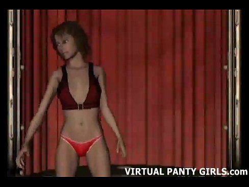 Come watch me shake my 3d ass on stage just for you - 3 min 13