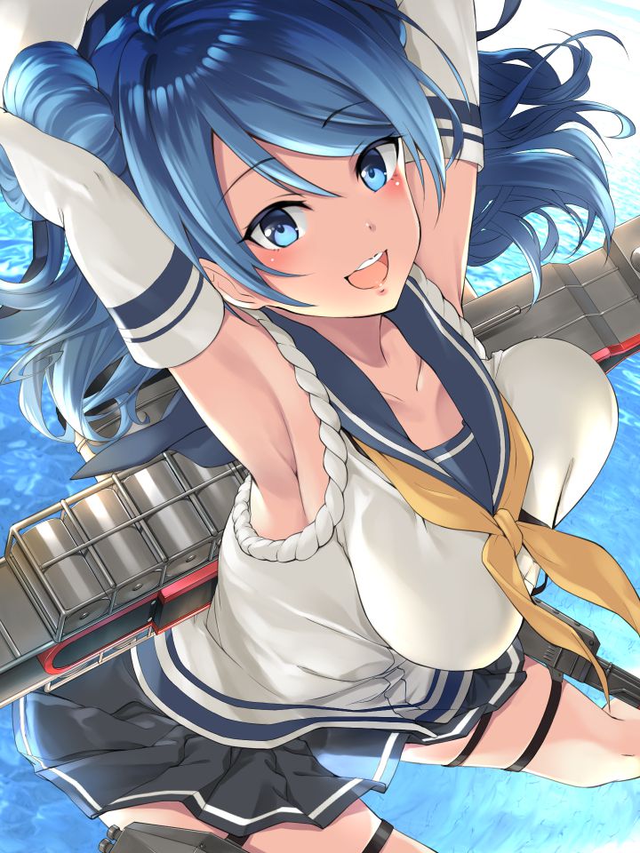 【Fleet Kokushōn】 Was there such a superb erotic secondary erotic image of Urakaze coming out?! 5