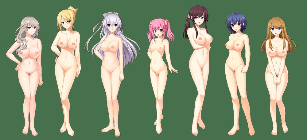 [Chara material] The third I tried to collect only transparent material png of standing picture of naked 28