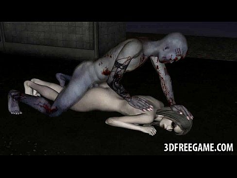 Sexy 3D zombie babe gets her pussy licked and fucked - 2 min 22