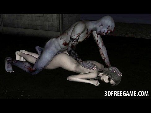 Sexy 3D zombie babe gets her pussy licked and fucked - 2 min 26