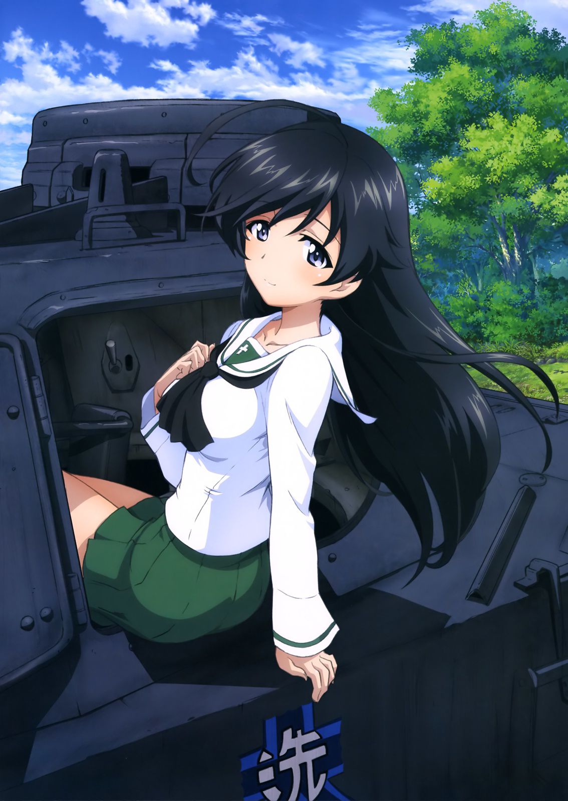 The official illustration of Girls und Panzer (Gal Pan) part3 (with original picture) 12