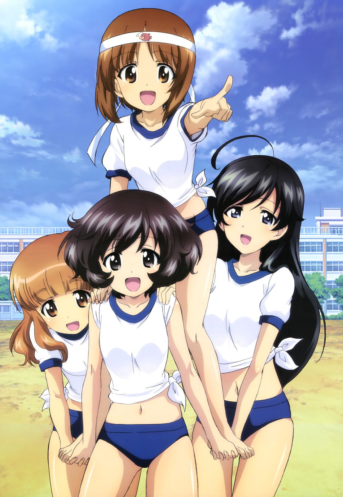 The official illustration of Girls und Panzer (Gal Pan) part3 (with original picture) 26