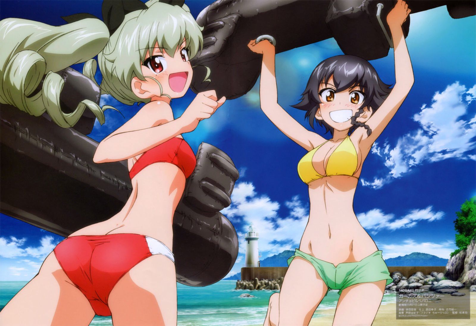 The official illustration of Girls und Panzer (Gal Pan) part3 (with original picture) 28