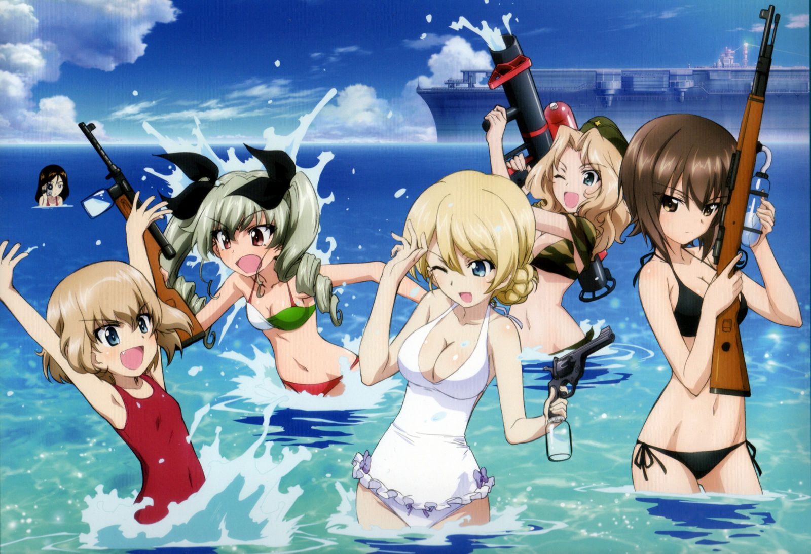 The official illustration of Girls und Panzer (Gal Pan) part3 (with original picture) 6