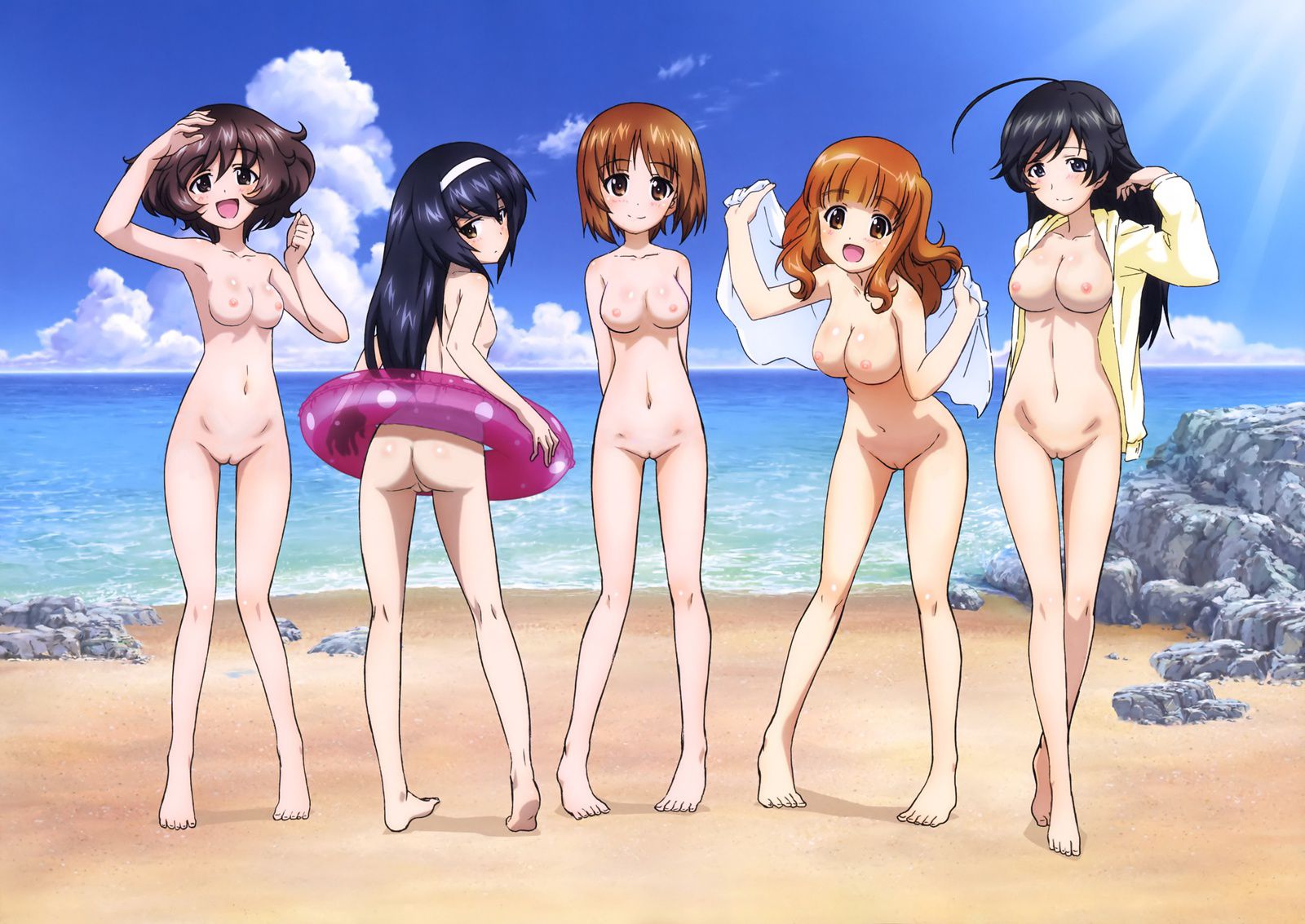 The official illustration of Girls und Panzer (Gal Pan) part3 (with original picture) 9