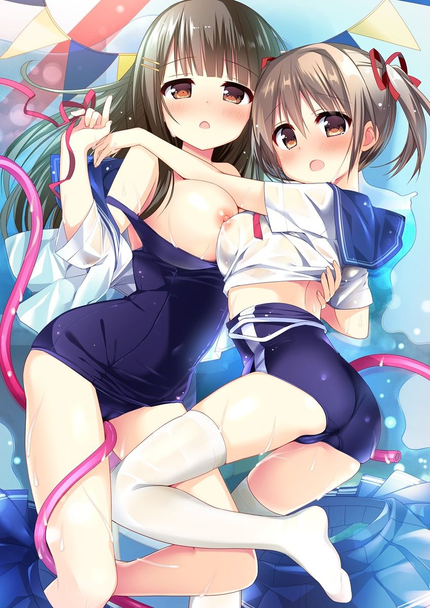 Erotic pictures of girls having sex yuri flirting (secondary erotic) Part1 13