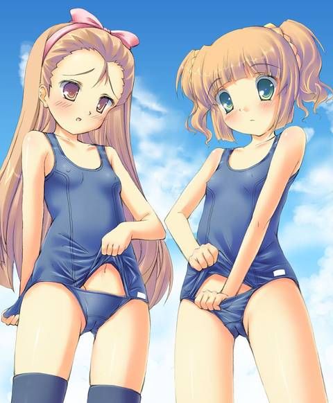 [105 reference images] about the cute two-dimensional erotic image of school swimsuit. 5 [Summer] 35
