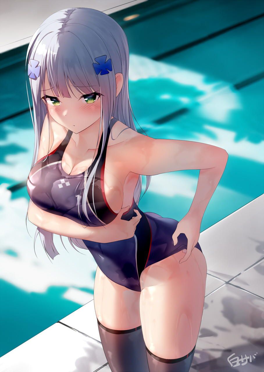 Secondary erotic images of swimsuits combed out. 16