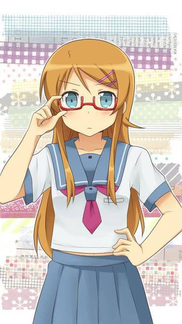 [105 Reference images] and the charm of the girl wearing two-dimensional glasses. 2 91