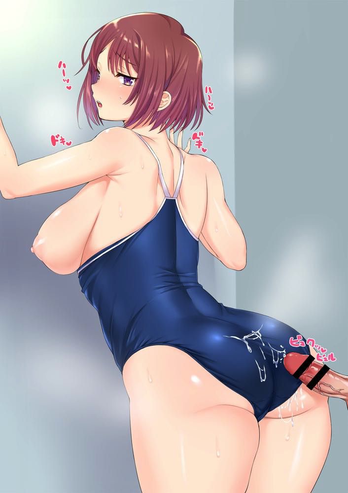 Erotic pictures (school swimsuit) in the development body that was wearing swimsuit [secondary erotic] 9