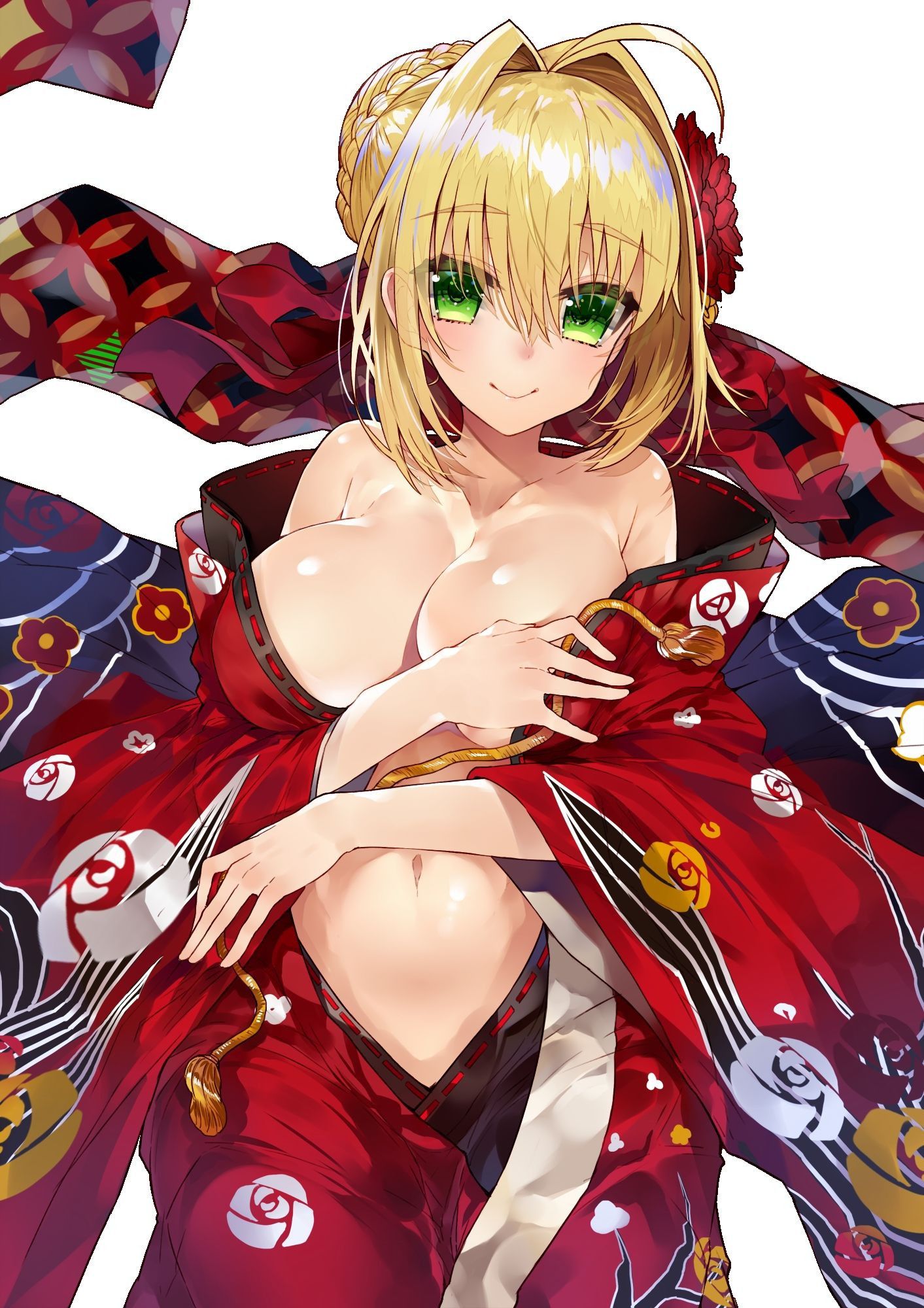 Secondary erotic image of the girl who has become to take off the clothes is only a [second order] 8 [half off] 27