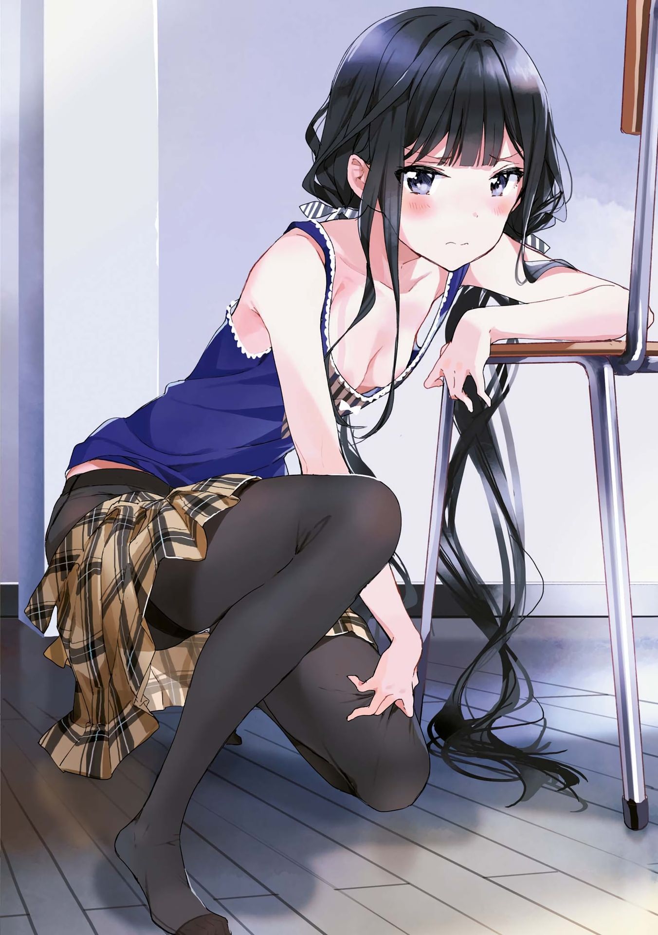 【Erotic Anime Summary】 Beautiful women and beautiful girls showing off their sexy legs wearing pantyhose 【Secondary erotica】 10