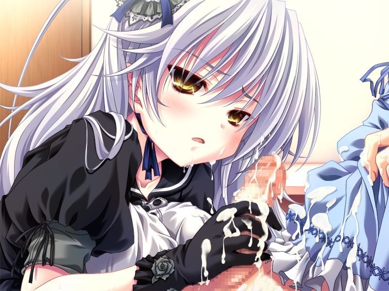 Please give a picture of a cute girl with silver, white hair! Part 6 [2-d] 13