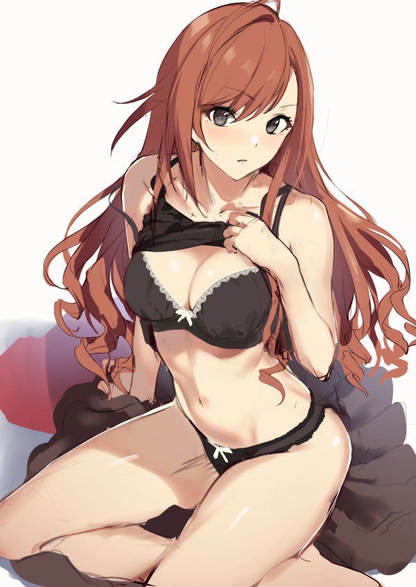 【Erotic Anime Summary】 Erotic images of beautiful women and beautiful girls wearing sexy black underwear [50 photos] 33
