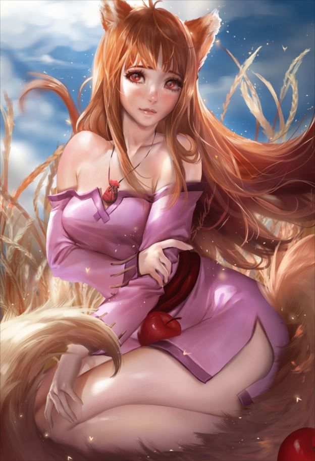 【Wolves and spices】Cool and cute secondary erotic images of holo 17