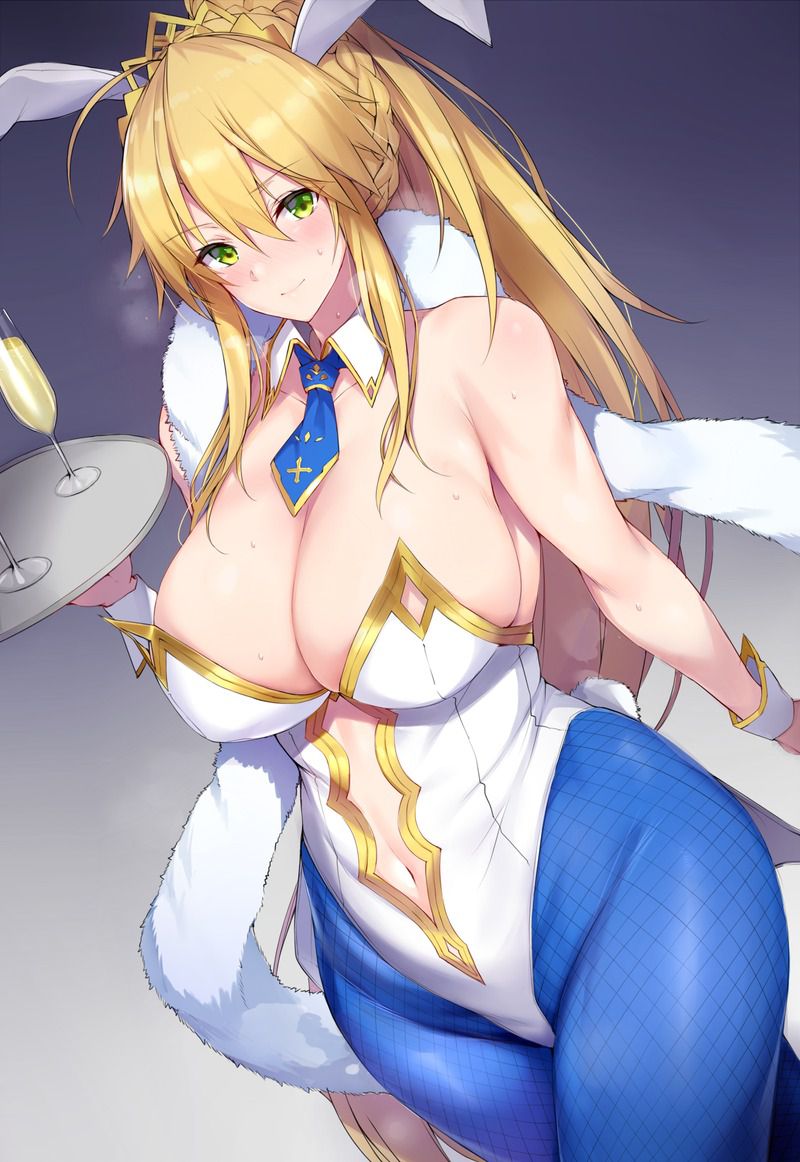 【FGO】Erotic image of Bunny Artoria (Swimsuit Lion King) 39