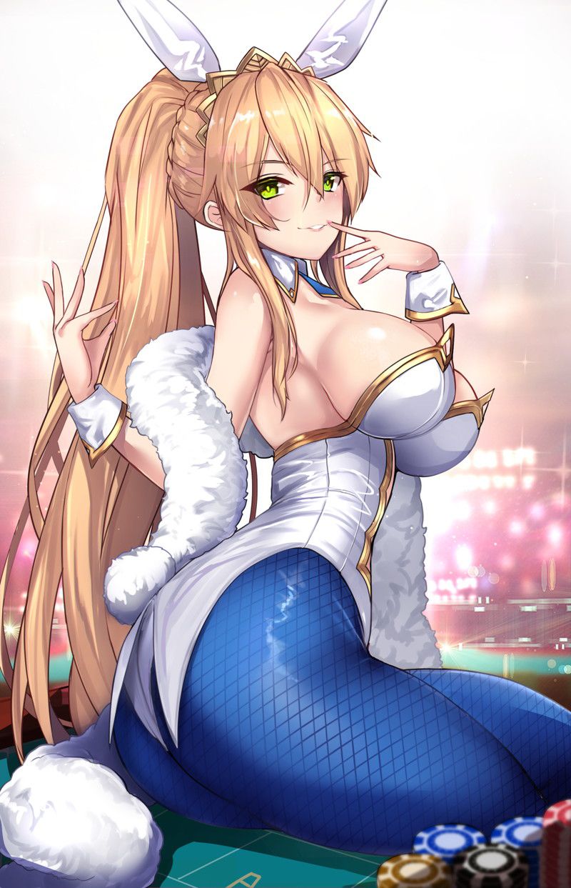 【FGO】Erotic image of Bunny Artoria (Swimsuit Lion King) 53