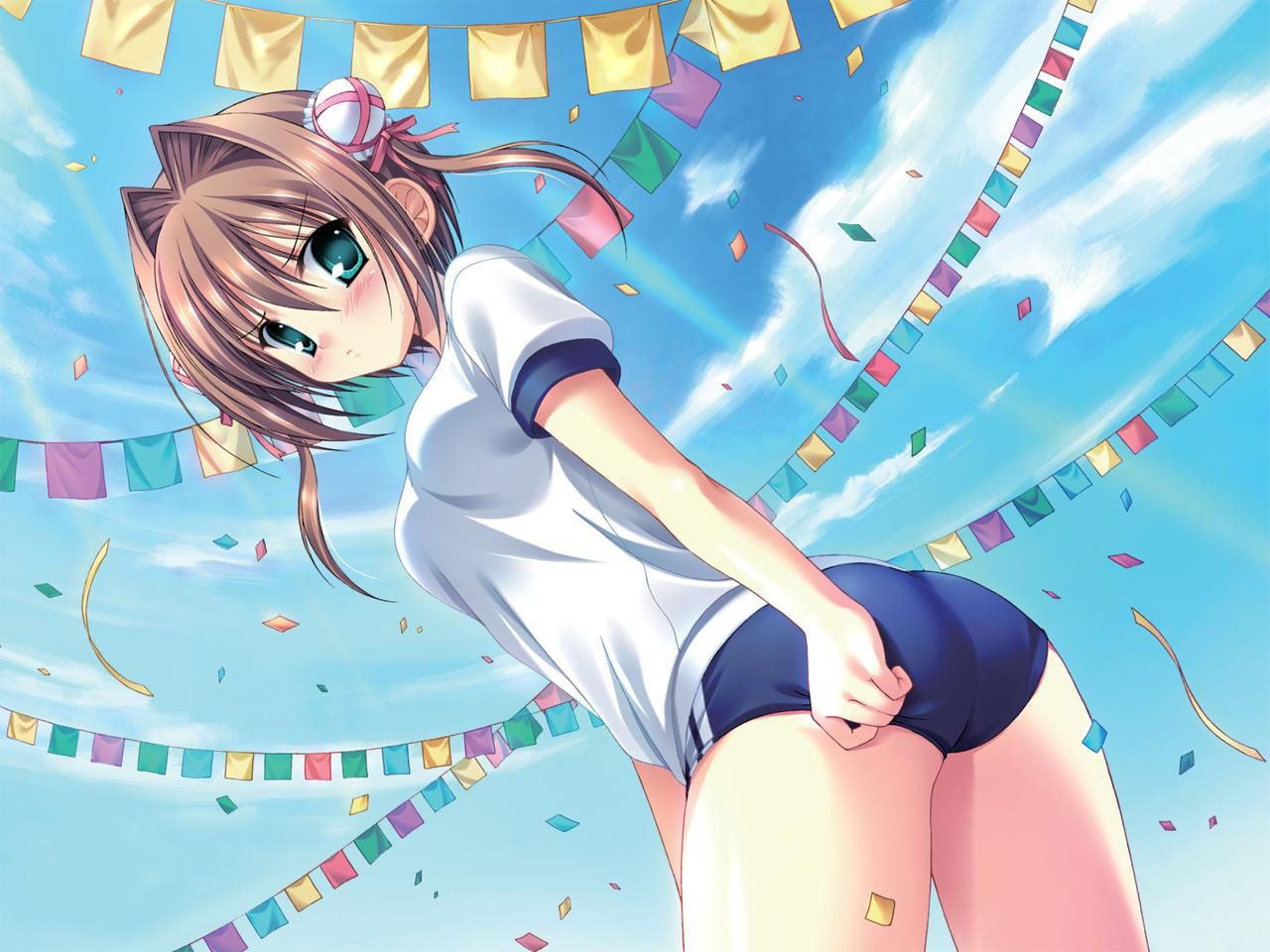 [Bloomers] soon Sports day! Gymnastics clothes, bloomers is erotic moe picture of beautiful Girl our 3 [2-d] 7
