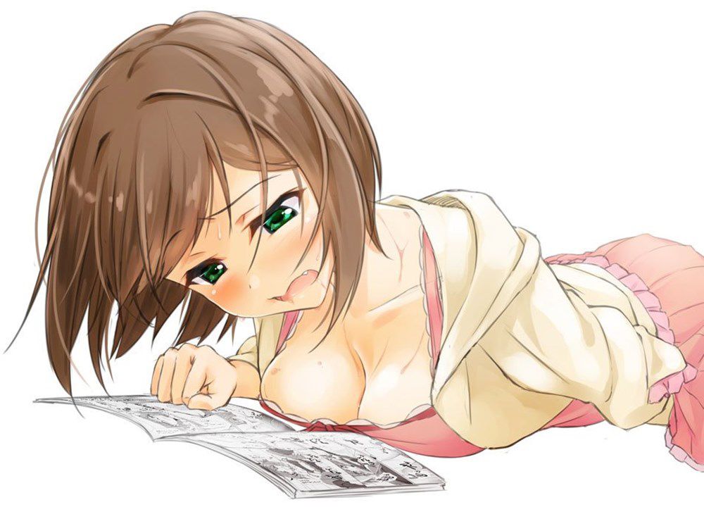 【Secondary erotica】 Here is an erotic image of a naughty girl who masturbates by stirring her own 14