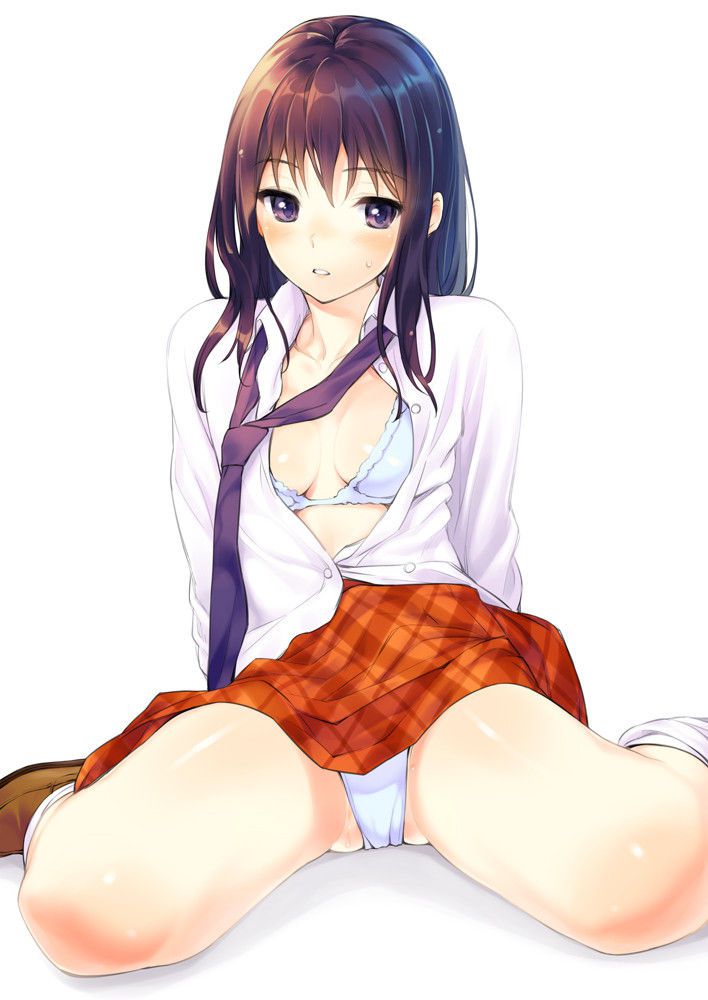 Second erotic image of a girl who has become half-off clothes and underwear [second Edition] 5 [half off] 26