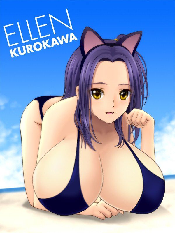 [Big emulsified Photoshop] The heroine of the anime character, such as the big breasts and huge breasts in erotic photoshop 14 34