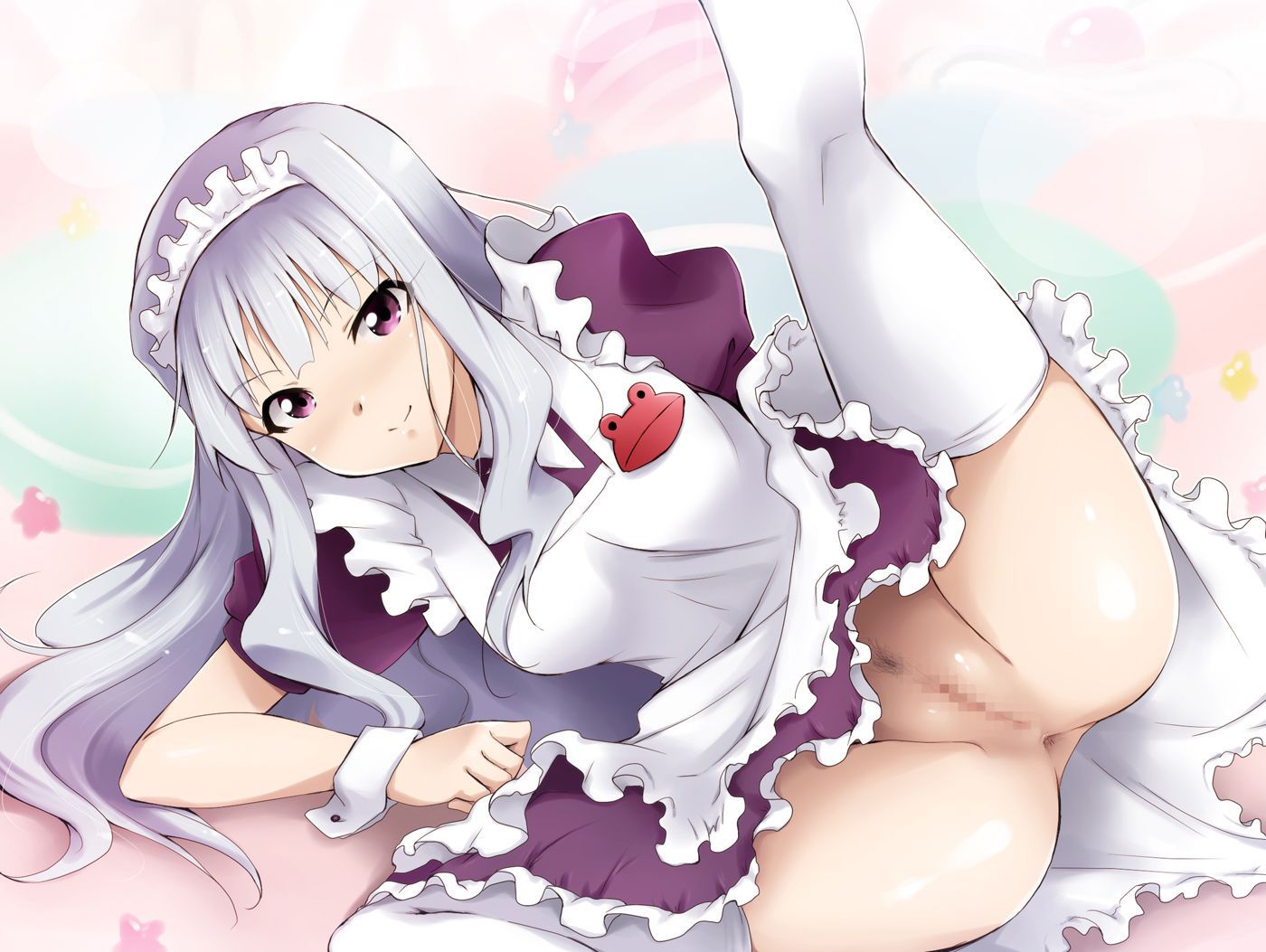 [Silver hair] The second erotic image of a girl with white hair that is transparent [Gray] Part4 12