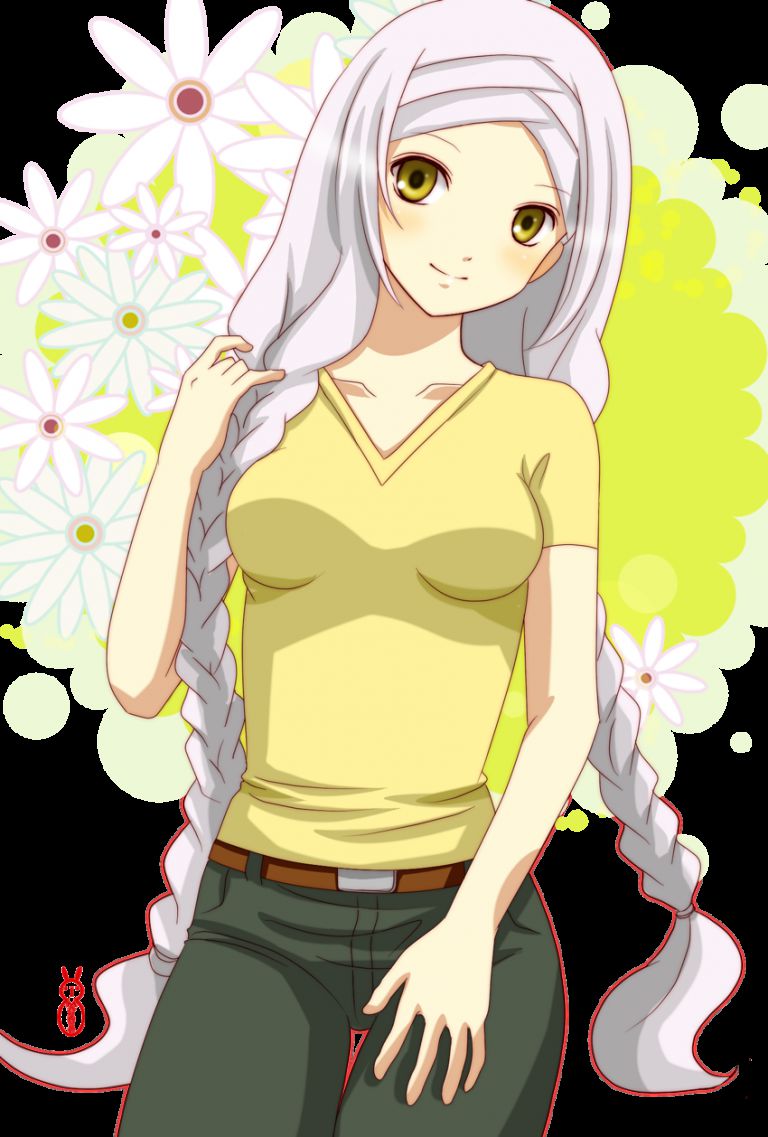 [Silver hair] The second erotic image of a girl with white hair that is transparent [Gray] Part4 18