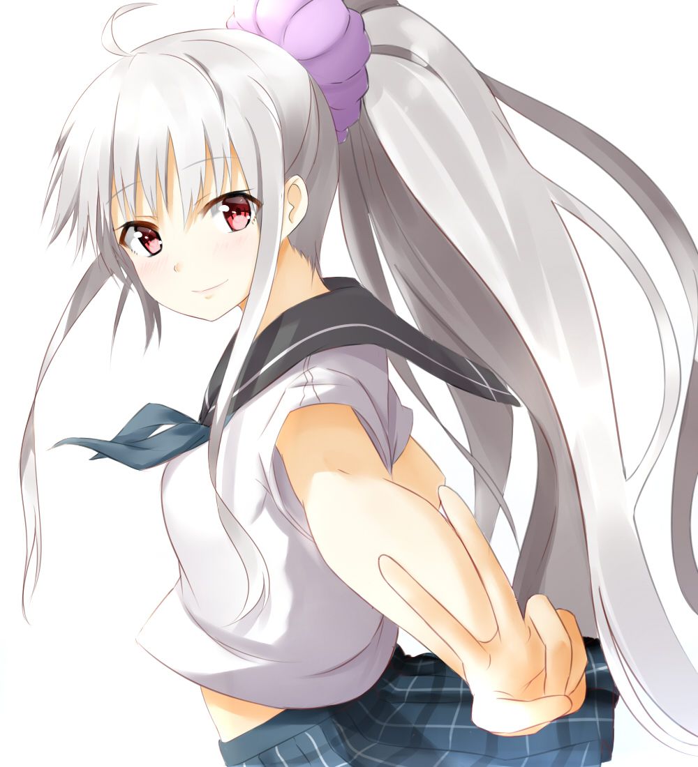 [Silver hair] The second erotic image of a girl with white hair that is transparent [Gray] Part4 36