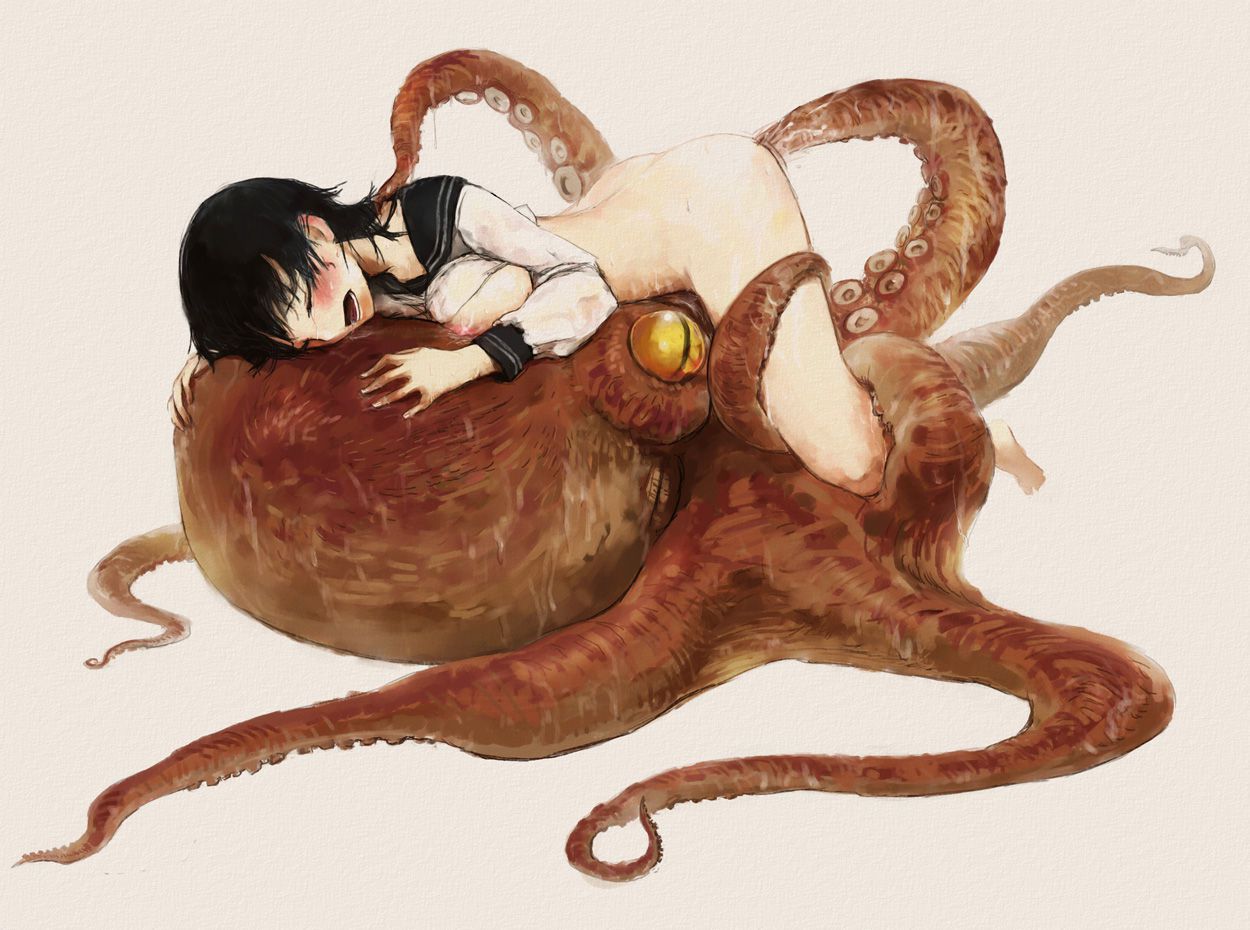 The second erotic image summary of the girl who is going to insult to slimy tentacle! Part Six 27